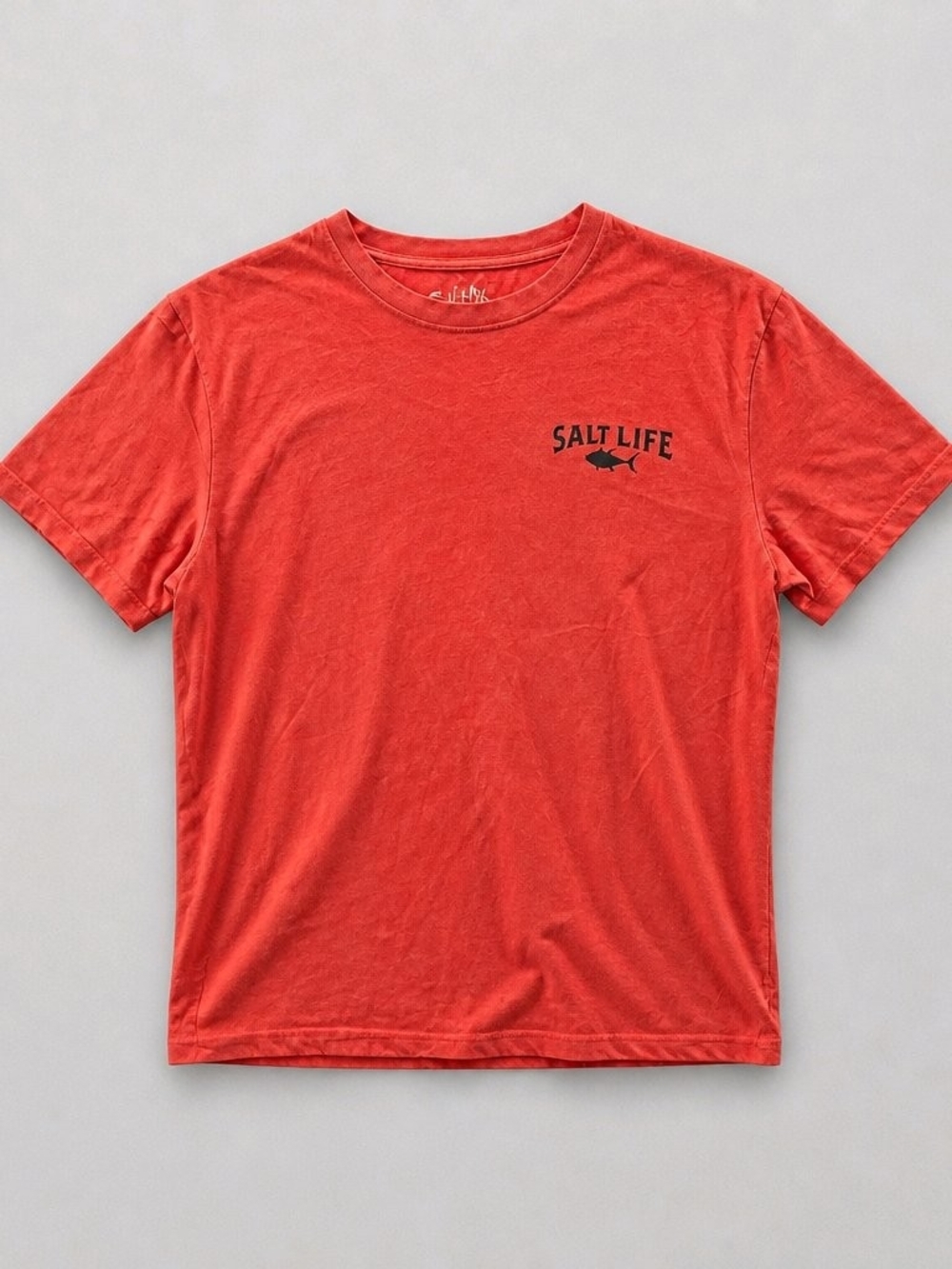 Salt Life Washed Coral Logo Tee